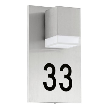 Eglo 93369 - Светодиодный уличный светильник PARDELA 1xLED/2,5W/230V IP44