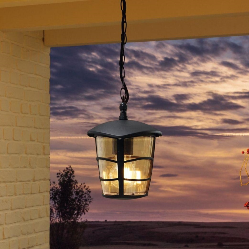 Eglo 93406 - LED зовнішня люстра ALORIA 1xE27/8,5W/230V IP44