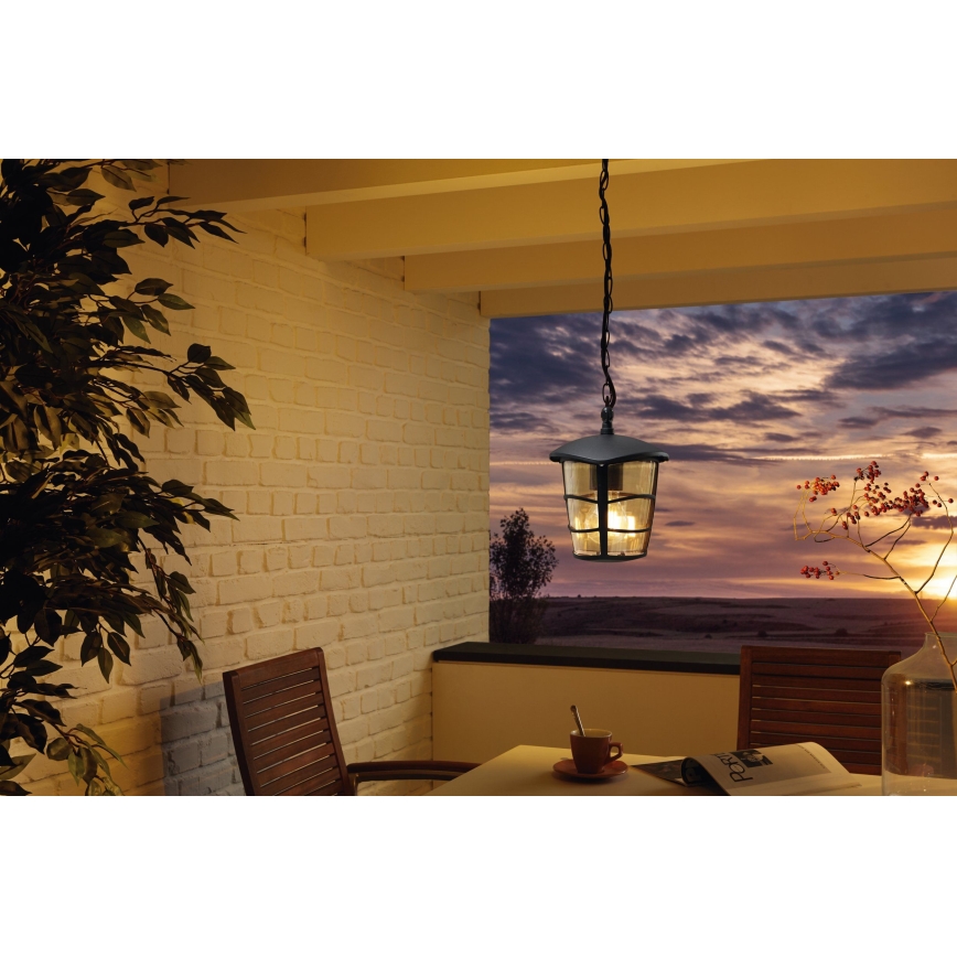 Eglo 93406 - LED зовнішня люстра ALORIA 1xE27/8,5W/230V IP44