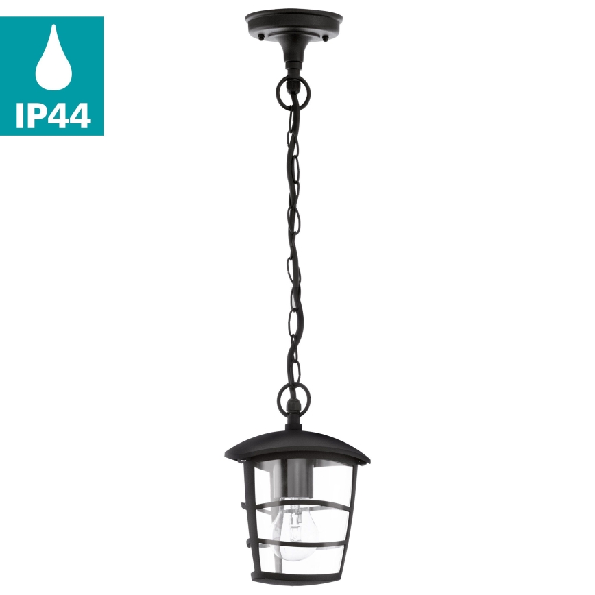 Eglo - Вулична світлодіодна люстра 1xE27/8,5W/230V IP44