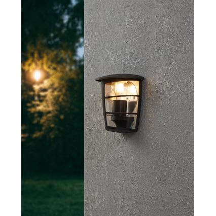 Eglo - Зовнішній настінний світильник 1xE27/60W/230V IP44