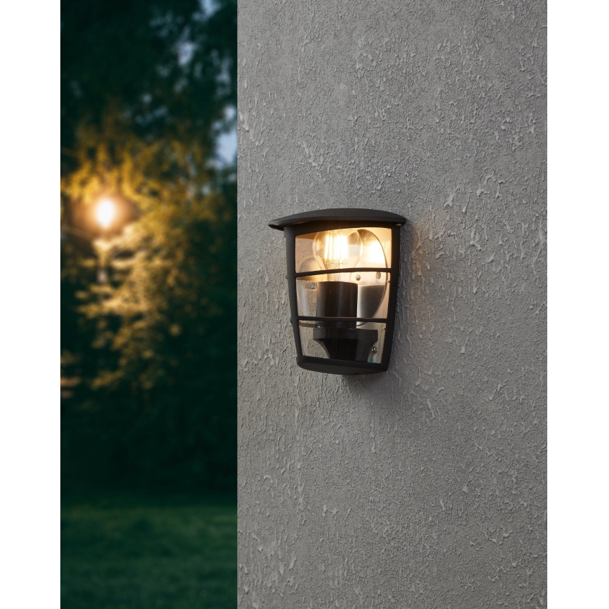 Eglo - Зовнішній настінний світильник 1xE27/60W/230V IP44