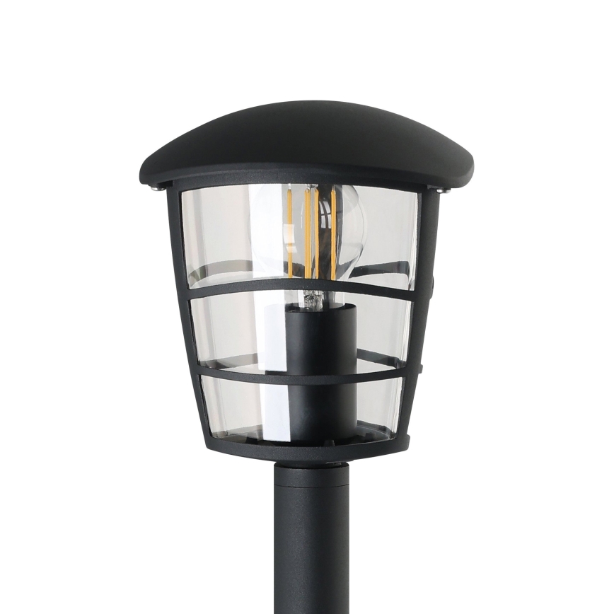 Eglo - LED зовнішня лампа 1xE27/8,5W/230V IP44 чорна
