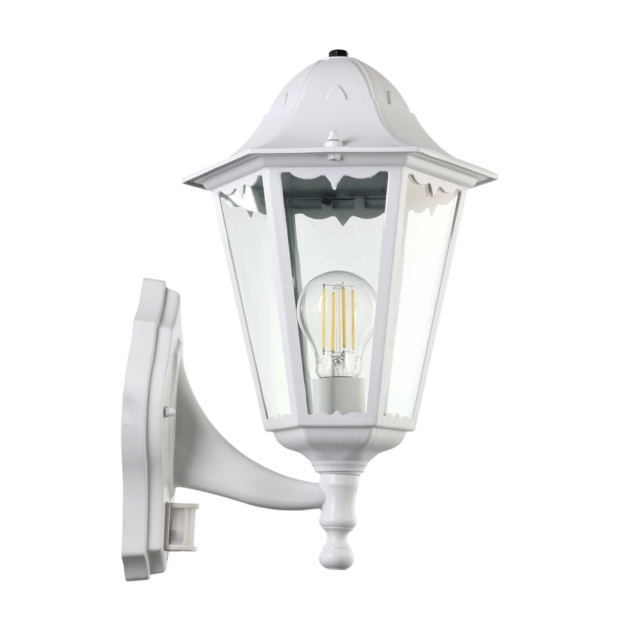 Eglo - Зовнішній настінний світильник з датчиком 1xE27/60W/230V IP44