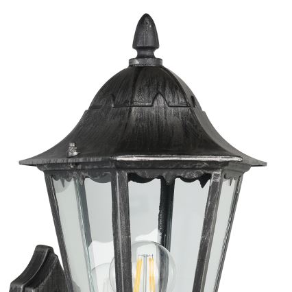 Eglo - Зовнішній настінний світильник з датчиком 1xE27/60W/230V IP44