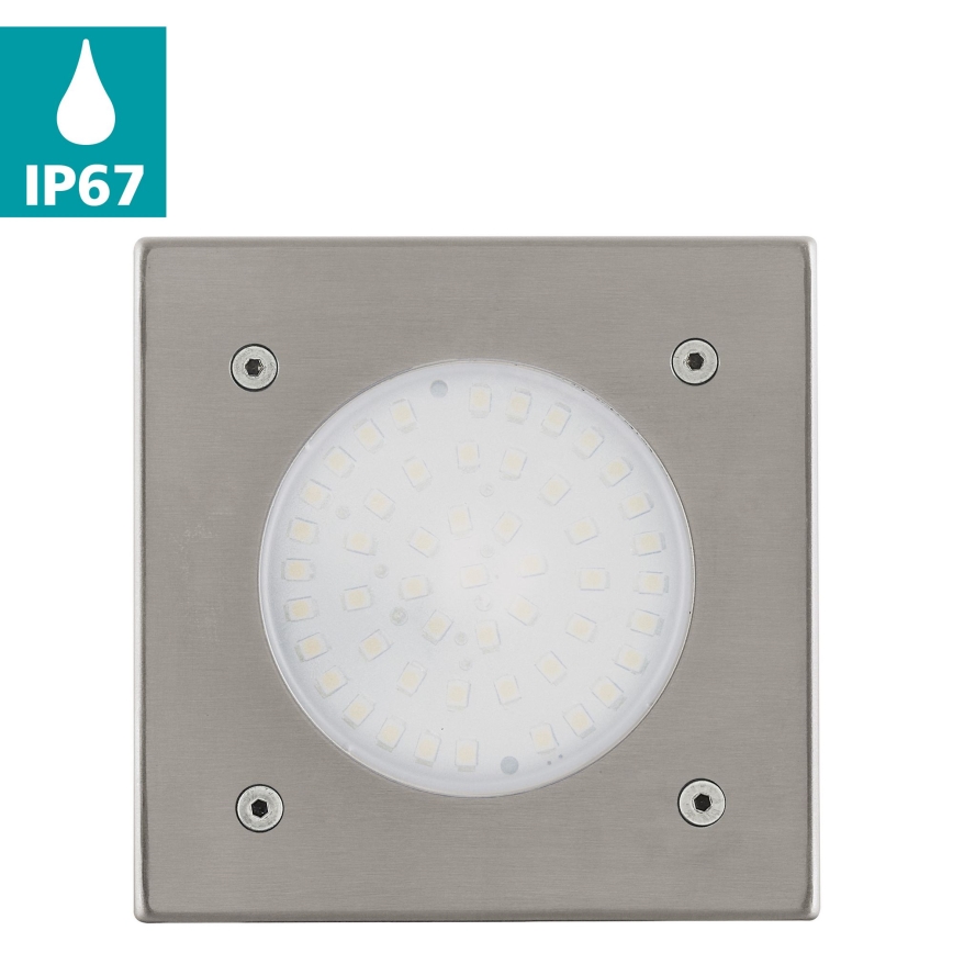 Eglo - Светодиодный уличный тротуарный светильник LED/2,5W/230V IP67