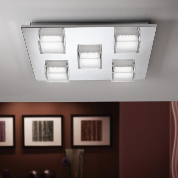 EGLO 93509 - Светодиодный потолочный светильник MASIOLA 5xLED/2,5W/230V