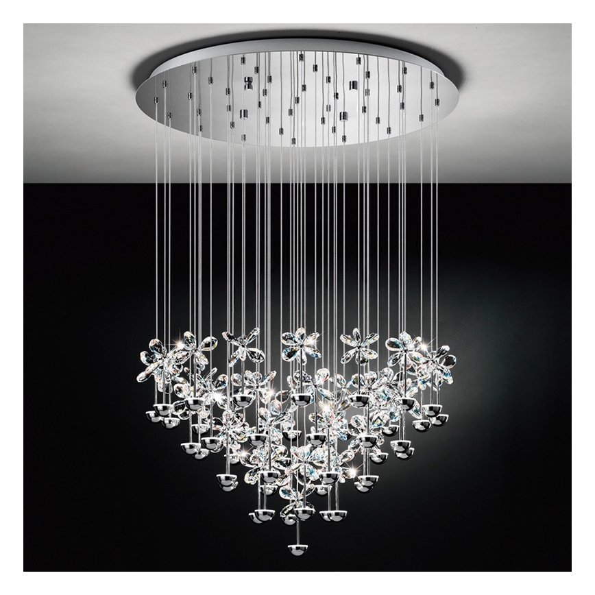 Eglo 93661 - Світлодіодна підвісна люстра PIANOPOLI 43xLED/2,5W/230V