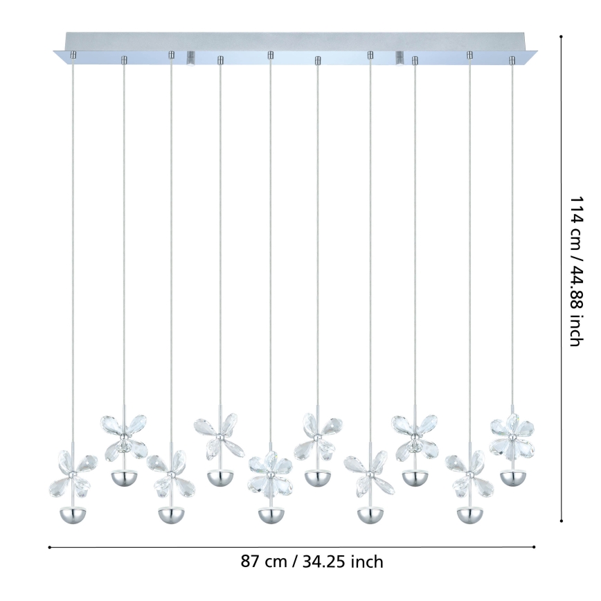 Eglo - LED-люстра на тросі LED/25W/230V