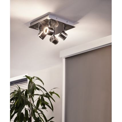 Eglo 93696 - Точковий LED світильник PIERINO 4xLED/5W/230V