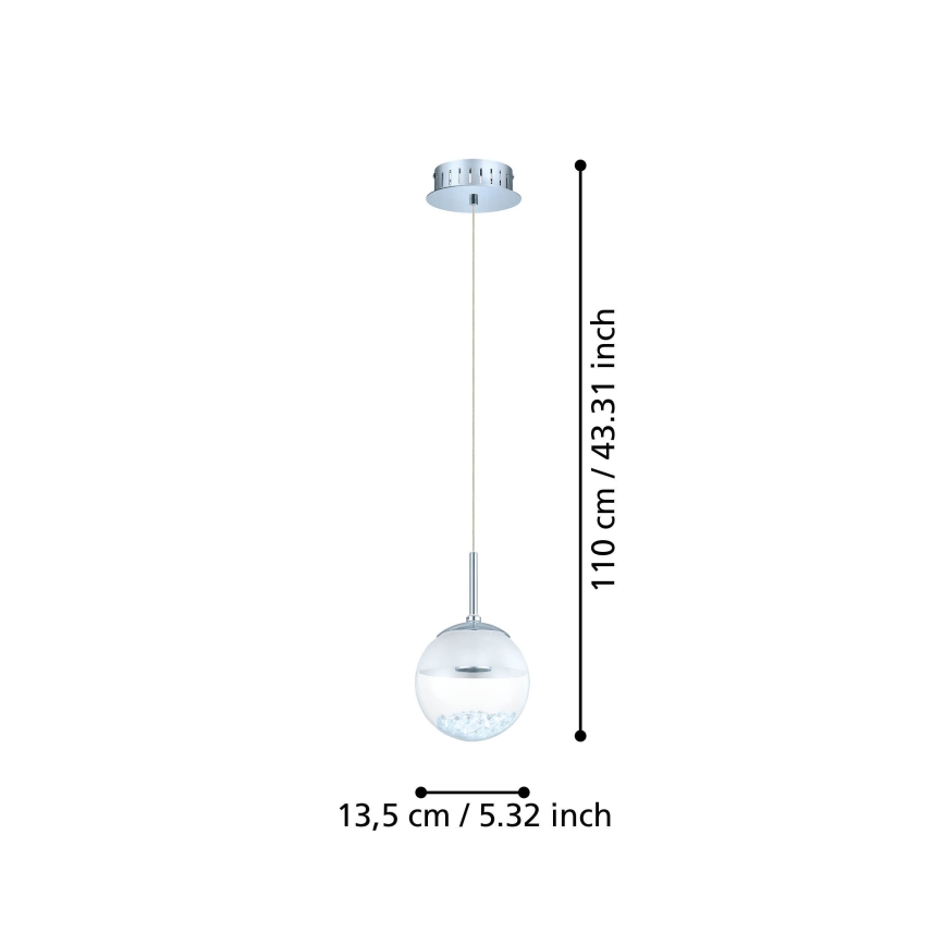 Eglo - LED підвісний світильник LED/5W/230V