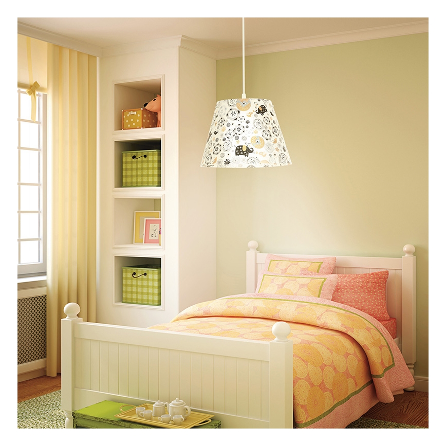 Eglo 93718 - Детская люстра MOLOVE 1xE27/60W/230V
