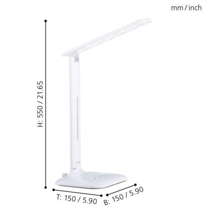 Eglo - Настільна лампа LED/2.9W/230V