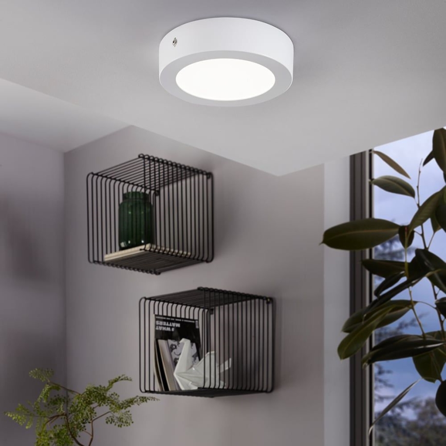 Егло 94072 - світлодіодний стельовий світильник ФУЕВА 1, 10,89 Вт/230 В, діам. 17 см