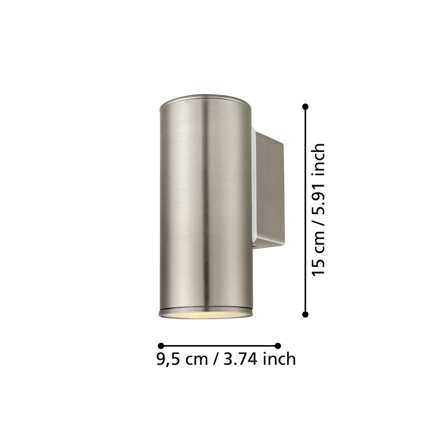 Eglo - Зовнішнє світлодіодне освітлення 1xGU10/3W/230V IP44