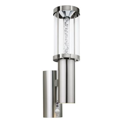 Eglo - Зовнішнє світлодіодне освітлення з датчиком 1xGU10/3W + 1xLED/3,7W IP44