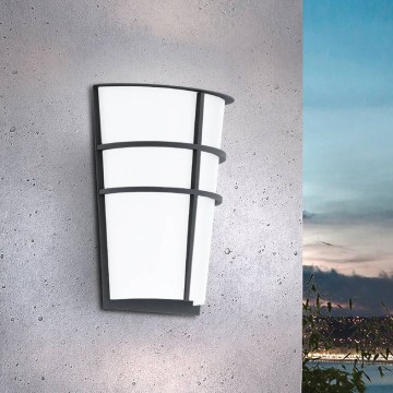 Eglo 94138 - LED зовнішній настінний світильник BREGANZO 2xLED/2,5W/230V IP44