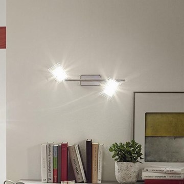 Eglo 94163 - Світлодіодний прожектор ERVAS 2xLED/3,3W/230V