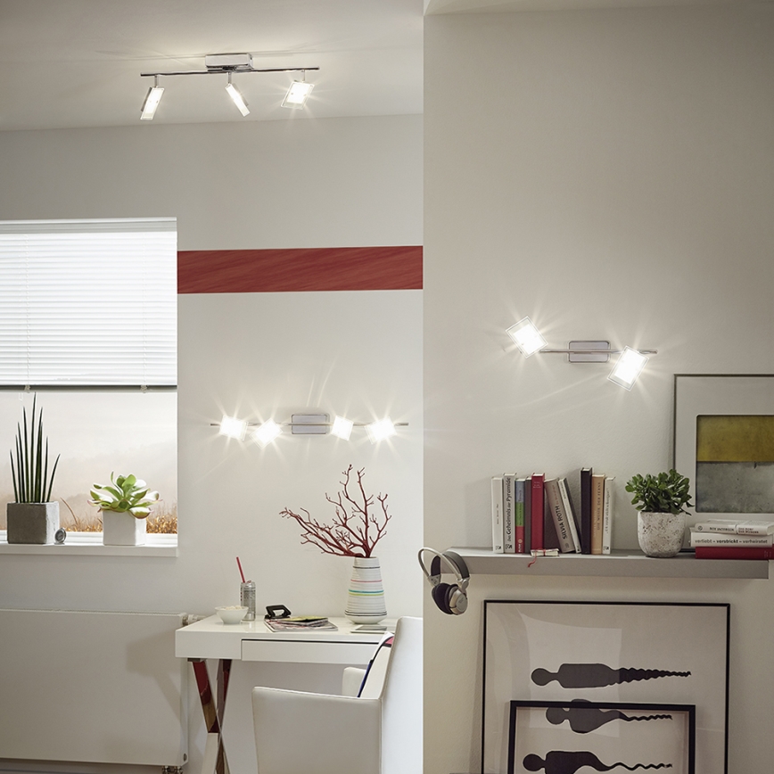 Eglo 94163 - Світлодіодний прожектор ERVAS 2xLED/3,3W/230V