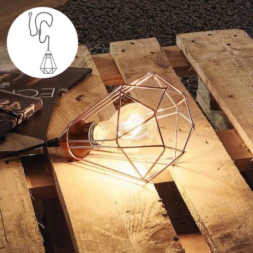 Eglo 94197 - Настольная лампа для розетки TARBES 1xE27/60W/230V