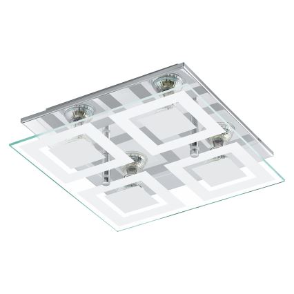 Eglo - Светодиодный потолочный светильник 4xGU10-LED/3W/230V