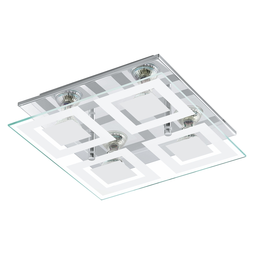 Eglo - Светодиодный потолочный светильник 4xGU10-LED/3W/230V
