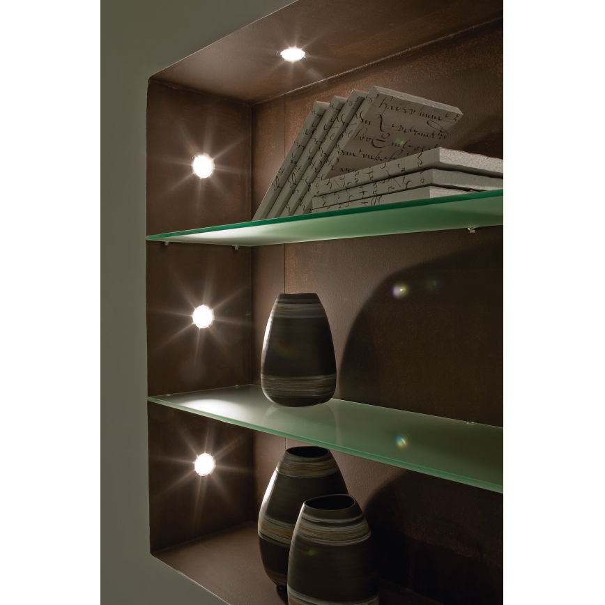 Eglo - НАБОР 3x Светодиодный встроенный светильник PENETO 3xGU10-LED/3W/230V