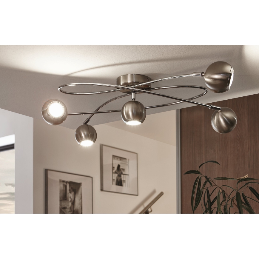 Eglo - Светодиодный прожектор 5xGU10-LED/3W/230V