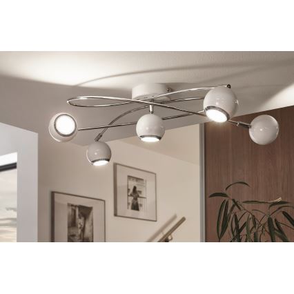 Eglo - Светодиодный прожектор 5xGU10-LED/3W/230V