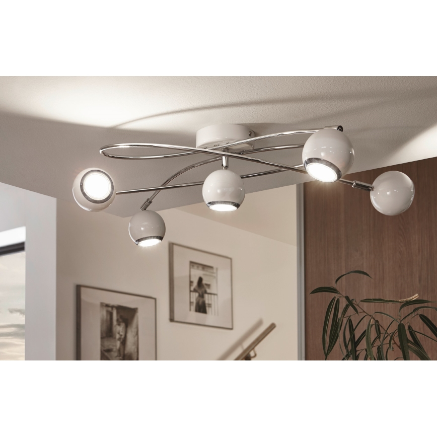 Eglo - Светодиодный прожектор 5xGU10-LED/3W/230V