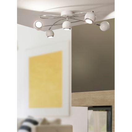 Eglo - Светодиодный прожектор 5xGU10-LED/3W/230V