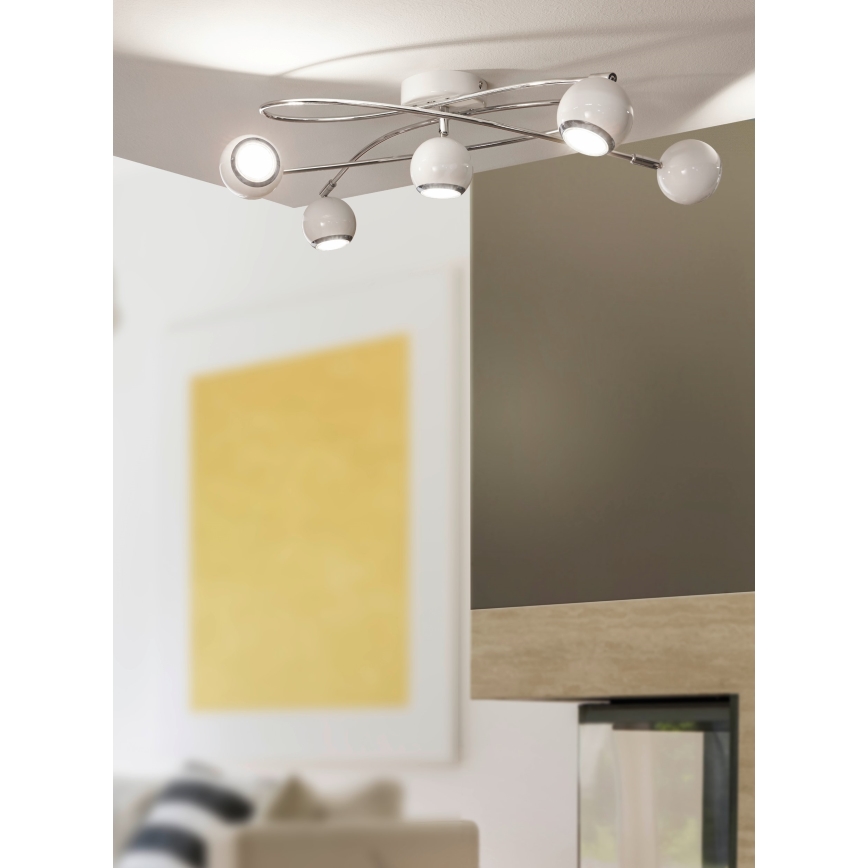 Eglo - Светодиодный прожектор 5xGU10-LED/3W/230V