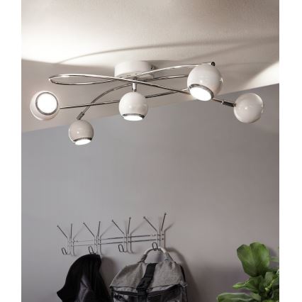 Eglo - Светодиодный прожектор 5xGU10-LED/3W/230V