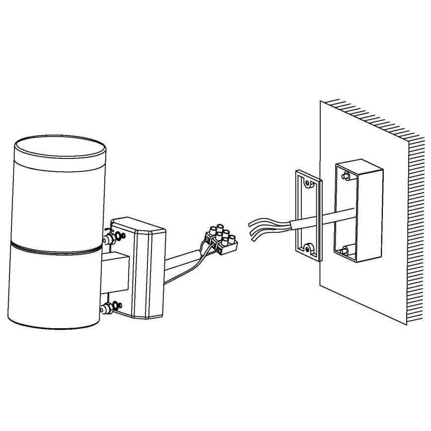 Eglo - уличный светодиодный светильник LED/3,7W/230V IP44