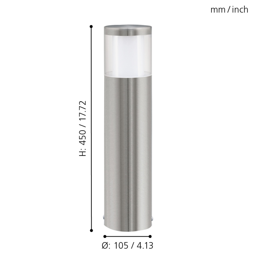 Eglo - Светодиодный уличный светильник 1 1xLED/3,7W/230V IP44