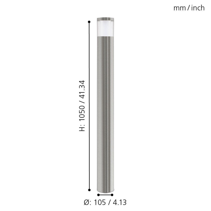 Eglo - Светодиодный уличный светильник 1xLED/3,7W/230V IP44