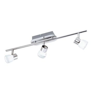 Eglo 94382 - Світлодіодний точковий світильник PERITO 3xLED/3W/230V 3000K глянцевий хром
