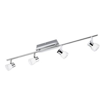 Eglo 94383 - Світлодіодний точковий світильник PERITO 4xLED/3W/230V 3000K глянцевий хром