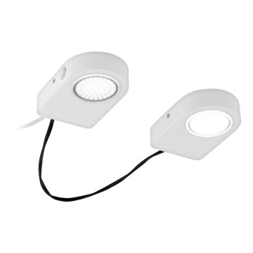 Eglo 94515 - НАБОР 2x светодиодных светильника для кухни под шкафчики LAVAIO 2xLED/3,7W/230V