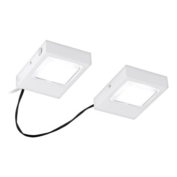 Eglo 94517 - НАБІР 2x Світлодіодне кухонне освітлення під шафи LAVAIO 2xLED/3,7W/230V