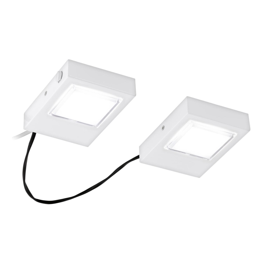 Eglo 94517 - НАБІР 2x Світлодіодне кухонне освітлення під шафи LAVAIO 2xLED/3,7W/230V