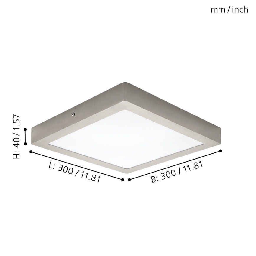 Eglo 94528 - Светодиодный потолочный светильник FUEVA 1 LED/22W/230V