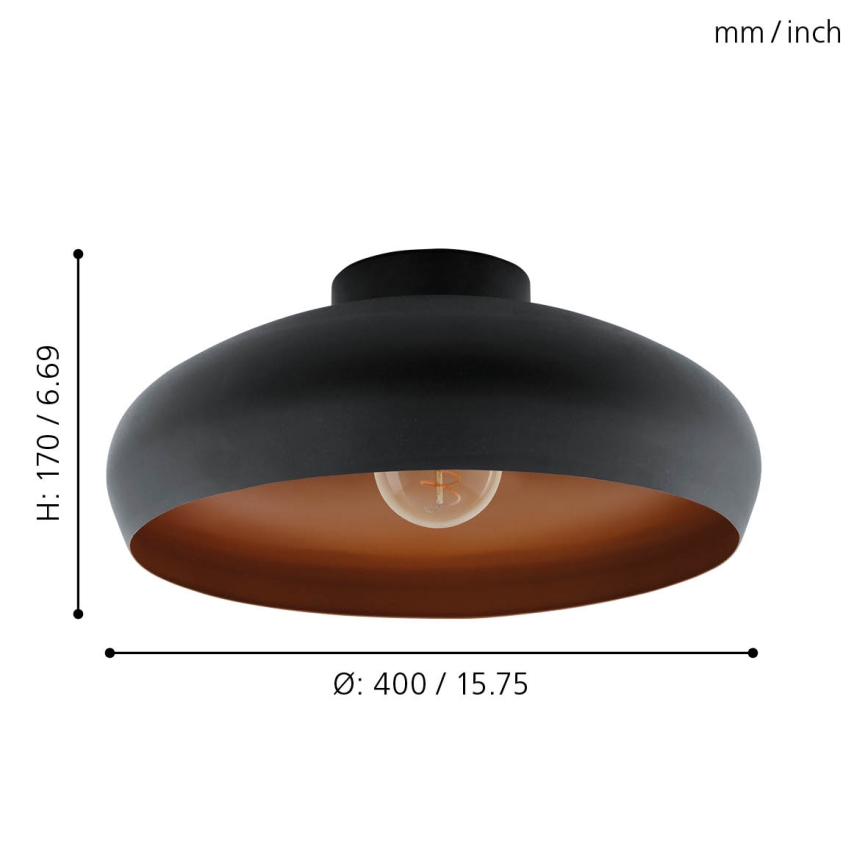 Eglo - Потолочный светильник 1xE27/60W/230V