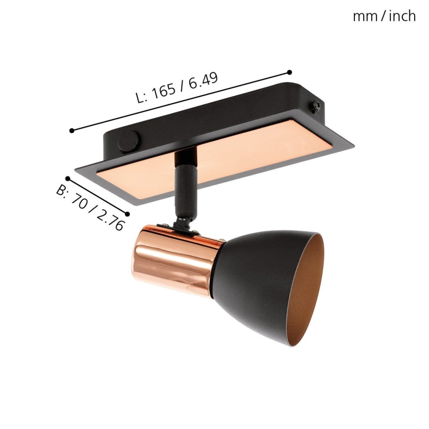 Eglo - Светодиодный точечный светильник 1xGU10/3,3W/230V