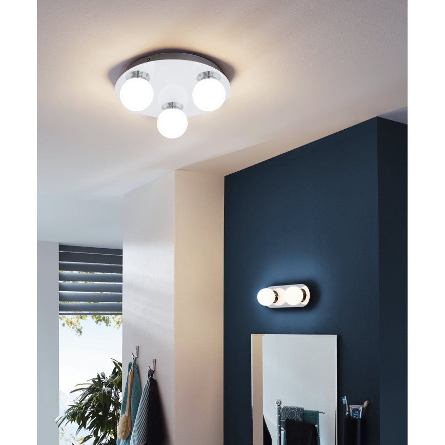 Eglo - Светодиодный светильник для ванной комнаты 2xLED/3,3W/230V IP44