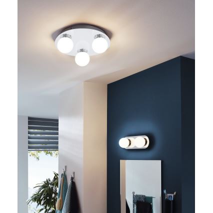Eglo - Светодиодный светильник для ванной комнаты 3xLED/3,3W/230V IP44