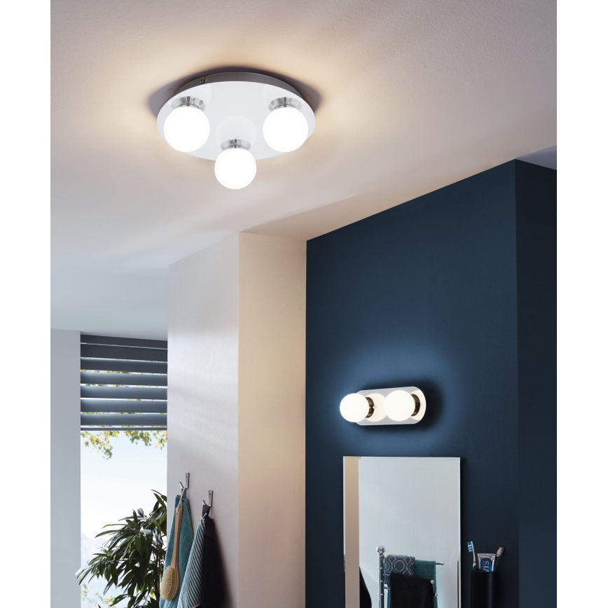 Eglo - Светодиодный светильник для ванной комнаты 3xLED/3,3W/230V IP44