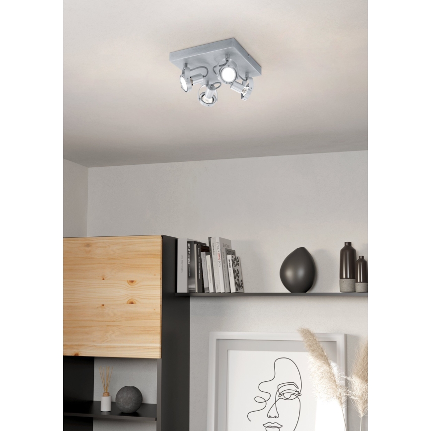 Eglo 94645 - Светодиодный прожектор NOVORIO 4xGU10-LED/5W/230V