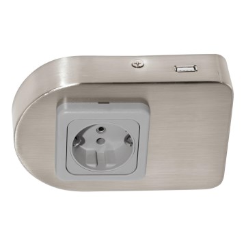 Eglo 94662 - Розетка для кухонної стільниці SCHUKO вкл. USB TAXANO