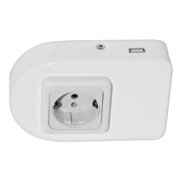 Eglo 94663 - Розетка для кухонної стільниці SCHUKO вкл. USB TAXANO